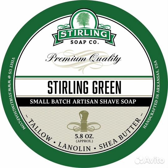 Мыло для бритья Stirling Green