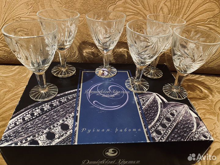 Рюмка хрустальная Пинвилл 6 шт