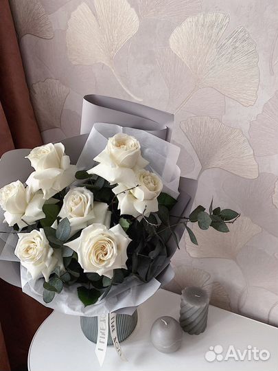 Букет Моно Букет из Роз, Розы с доставкой тюмень