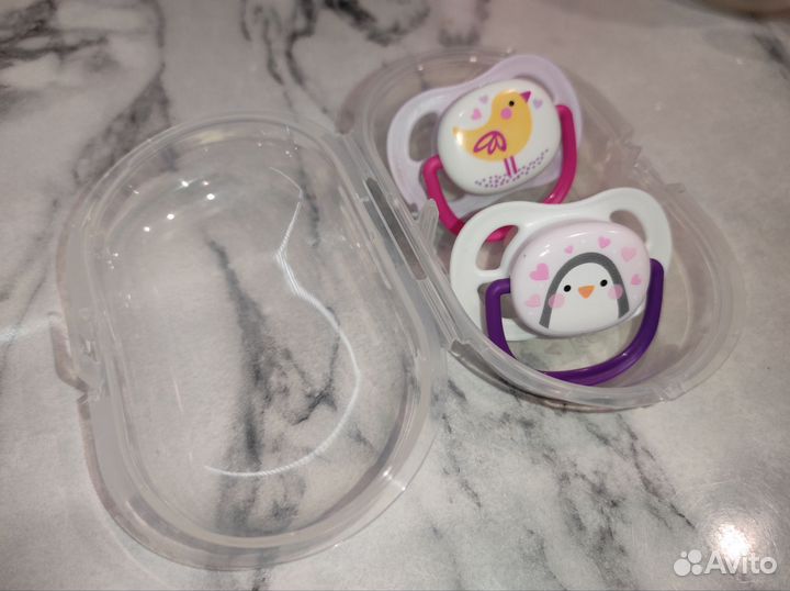 Соски пустышка 2 шт avent 0 6