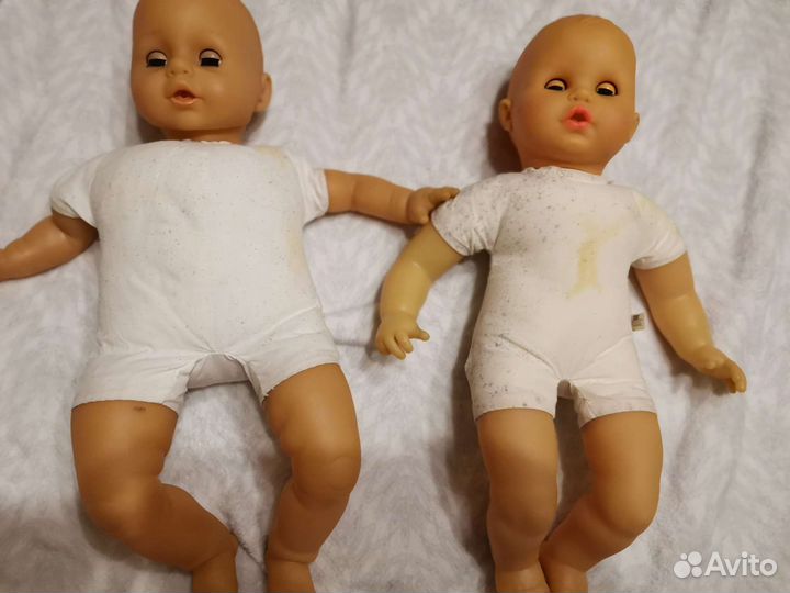 Два мягконабивных пупса один лот