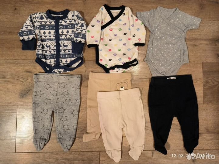 Пакет вещей для новорожденного 56-62