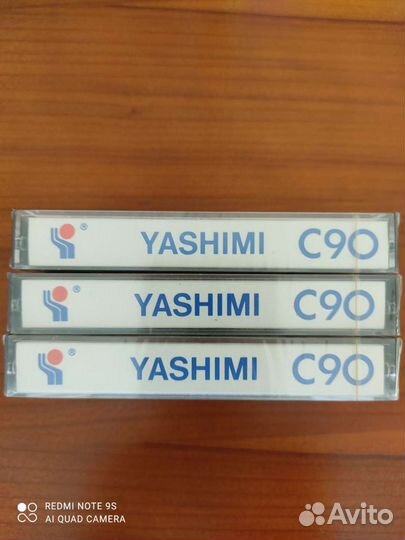 Аудиокассеты Yashimi C90 новые запечатанные