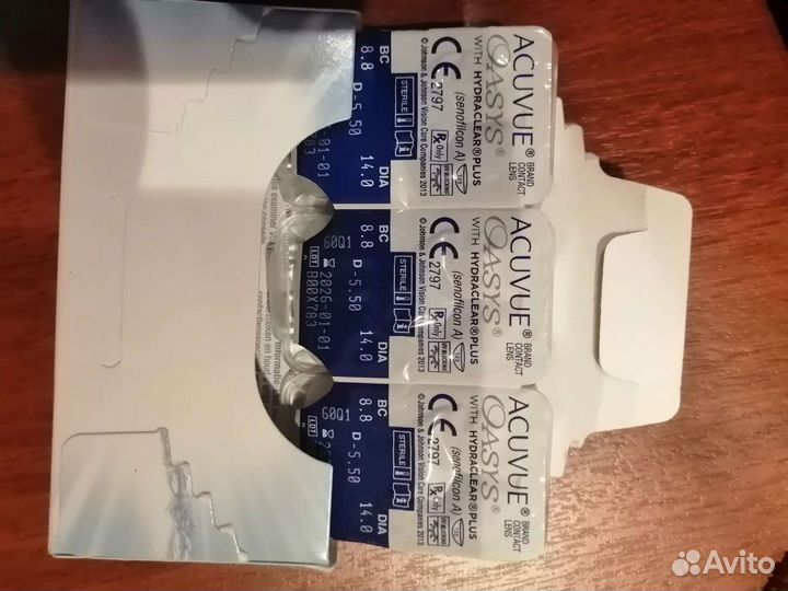 Линзы контактные acuvue oasys двухнедельные