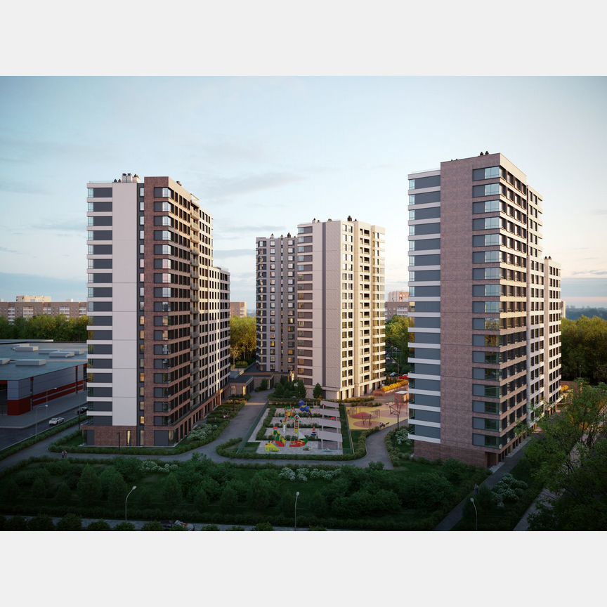 1-к. квартира, 42 м², 7/18 эт.