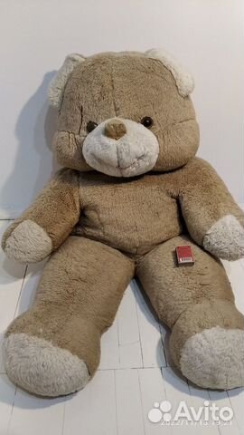 Мягкая игрушка медведь большой почти 1м