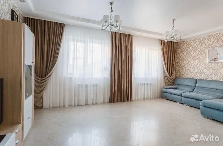 Штора из вуали молочного цвета 700х310