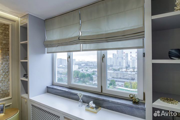 Двойная римская штора