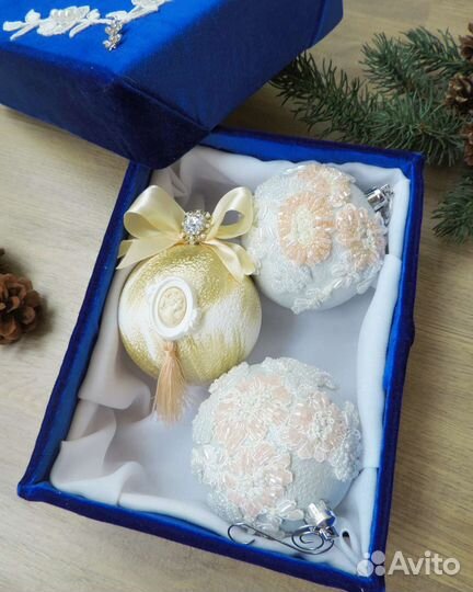 Елочные игрушки ручной работы