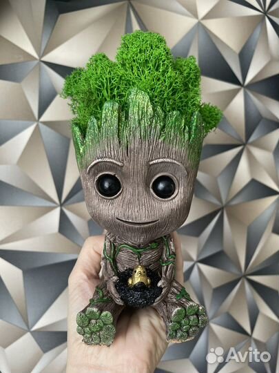 Декор для дома в подарок на новый год Грут марвел