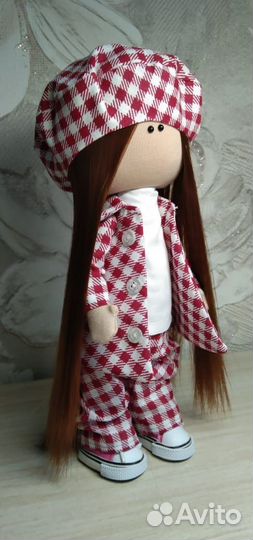 Интерьерная кукла тильда ручной работы