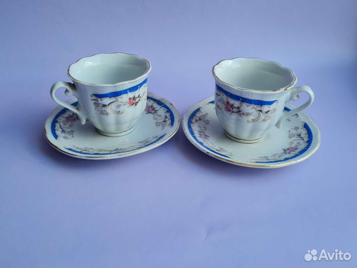 Кофейная пара (чашка и блюдце)