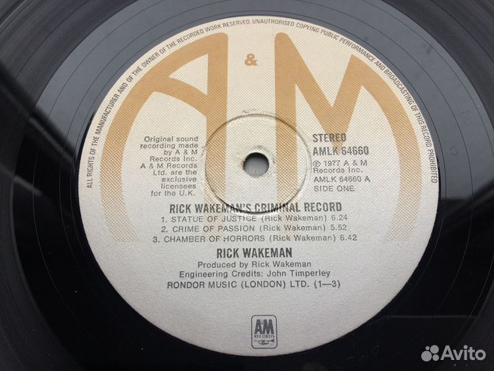 Rick Wakeman - Rick Wakeman's Criminal Record, UK