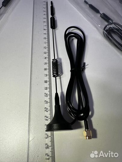 Всенаправленная магн. антенна 12dBi 1.5м,sma-male