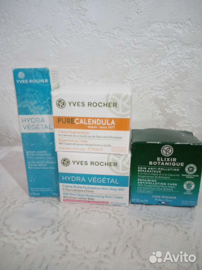 Крема, сыворотки, умывалки для лица Yves Rocher