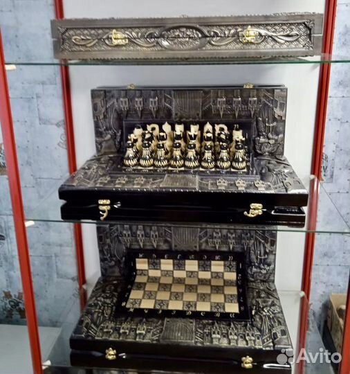 Шахматы нарды шашки 3 в 1