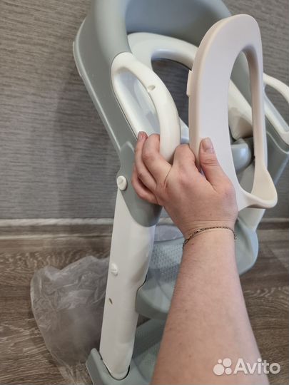 Сиденье на унитаз детское с лестницей (до 85 кг)