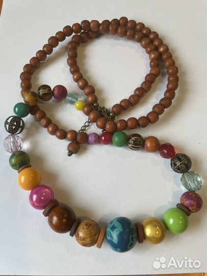 Серьги, бусы, клипсы