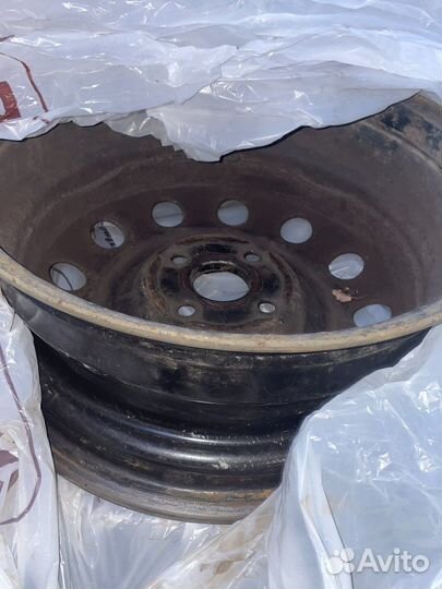 Штампованые диски R15 4x100 (kia rio)