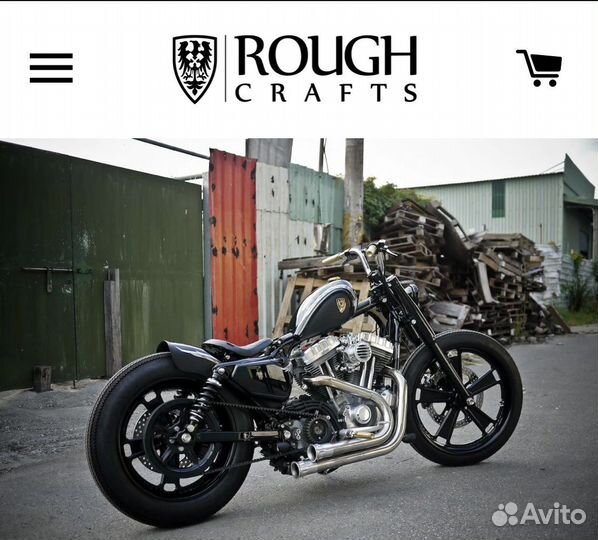 Заднее крыло rough crafts harley davidson