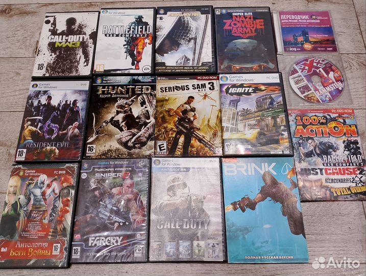 Продам компьютерные PC диски игры