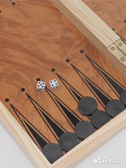 Нарды, шахматы, шашки 3 в 1 40*40 см
