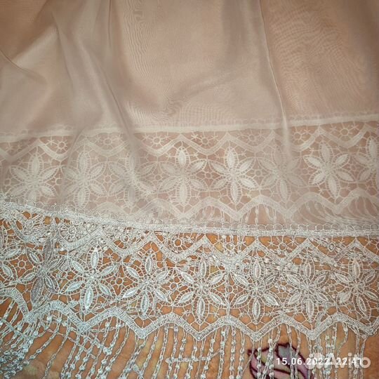 Тюль 2 шт (арка и прямой)