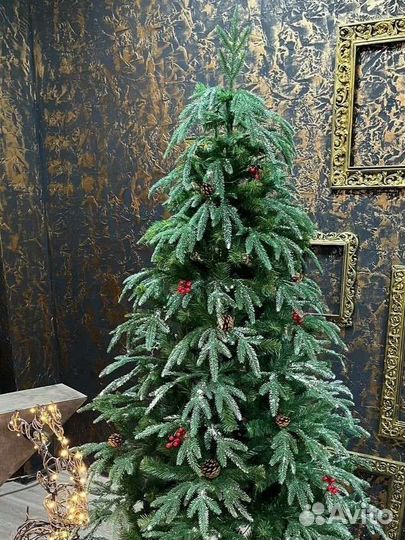 Ель искусственная литая+пвх Норвежская