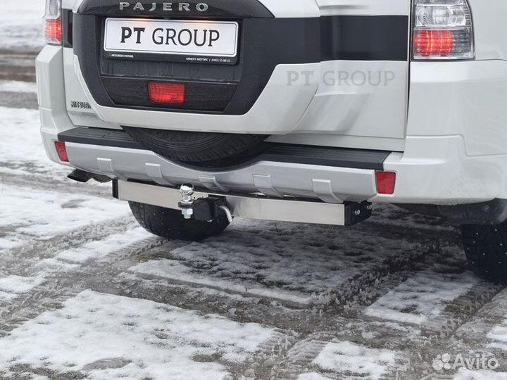 Фаркоп установка тсу Mitsubishi Pajero IV Restylin