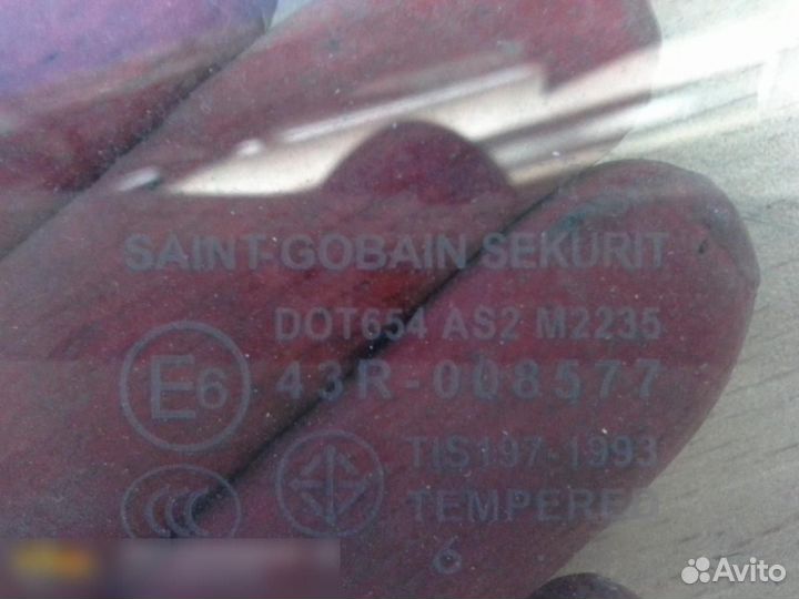 Стекло двери задней правой Mazda Mazda 3 (BK) 2002