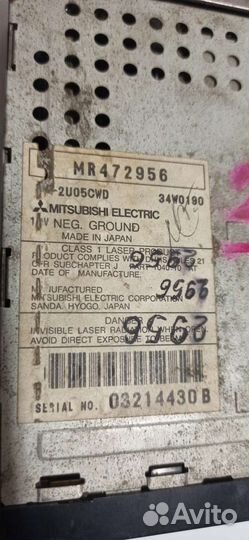 Магнитола на Mitsubishi Galant 8 USA