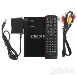 Приставка для цифрового тв dexp HD 9879P черный