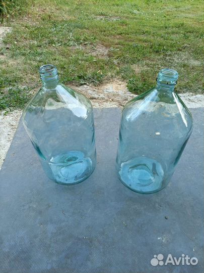 Стеклянные бутыли 20литров