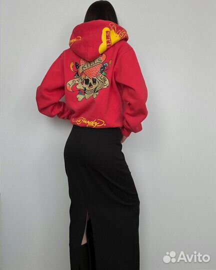 Ed Hardy Vintage Hoodie Y2K Carhartt Affliction