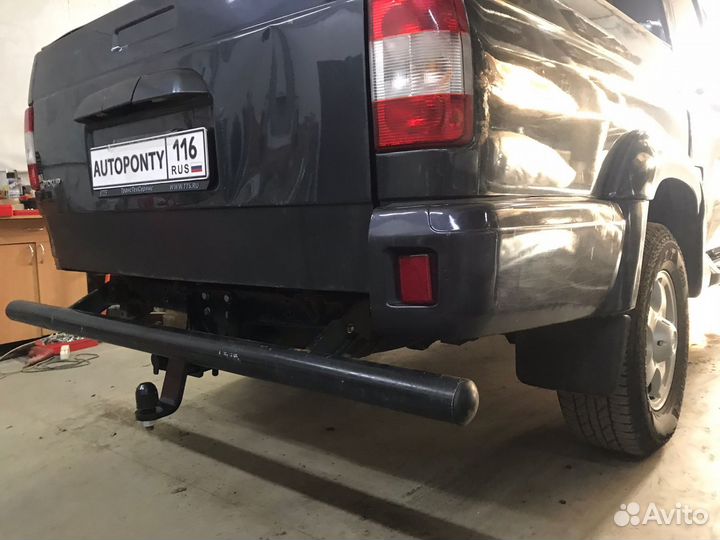 Фаркоп УАЗ Patriot Pickup Быстросъемный квадрат 2т