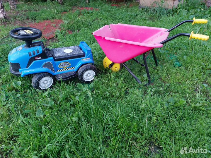 Детские развивающие игрушки машины мотик трактор