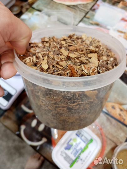 Орех грецкий дроблёный для кур