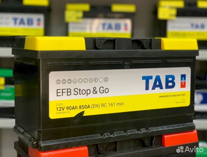 Аккумулятор новый TAB EFB stop&GO 90 Ач
