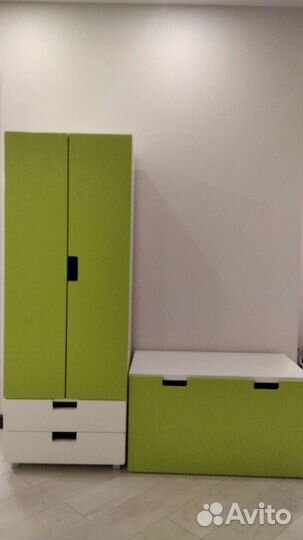 Шкаф платяной скамья-стол Икея Стува