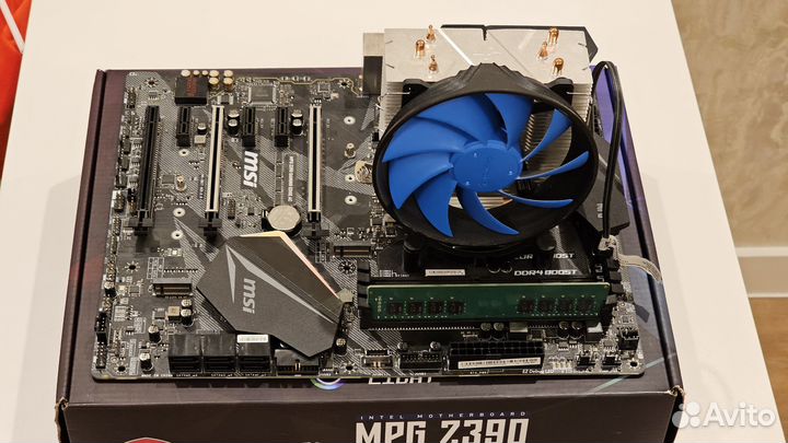 Комплект Intel core i7 9700K + MSI Z390 + 32Gb DDR