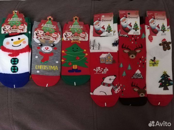 Носки новогодние