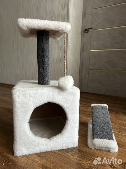 Домик для кота с когтеточкой