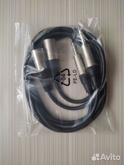 Балансные мониторные Jack TRS-XLR(m) Canare