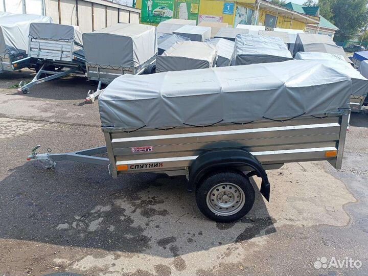 Прицеп Спутник 2213/48 низкий тент
