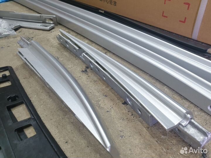 Рейлинги вдоль Nissan Qashqai 2014+