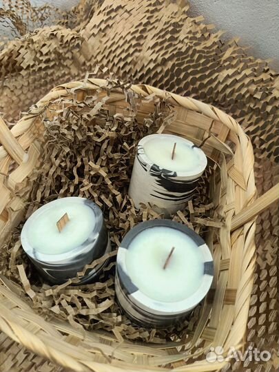 Ароматическая свеча ручной работы