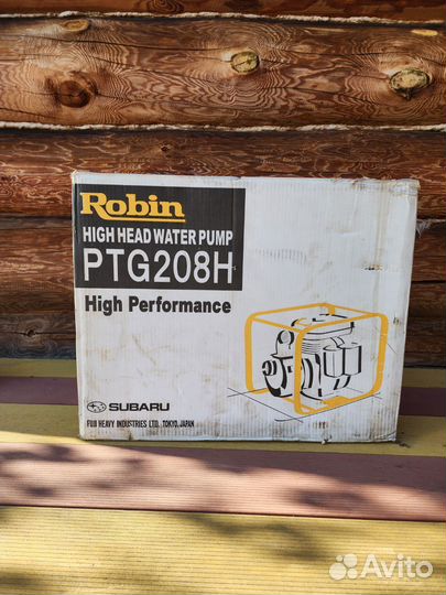 Мотопомпа robin subaru PTG 208 H