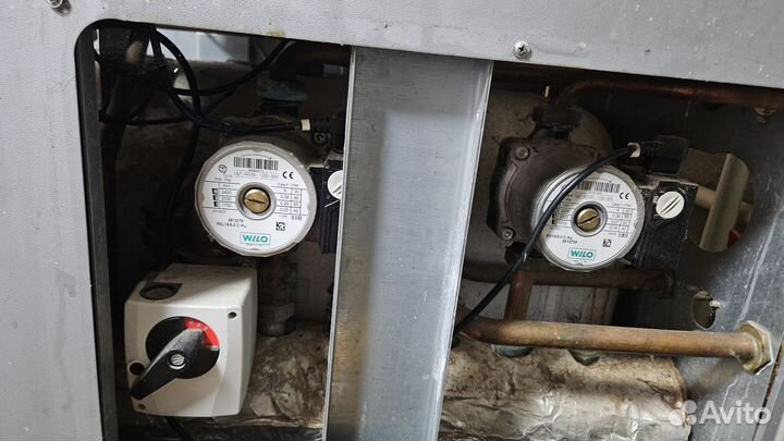 Газовый котел двухконтурный напольный