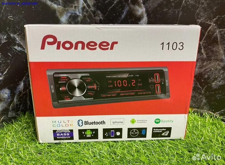 Магнитола Pioneer 1den с блютус