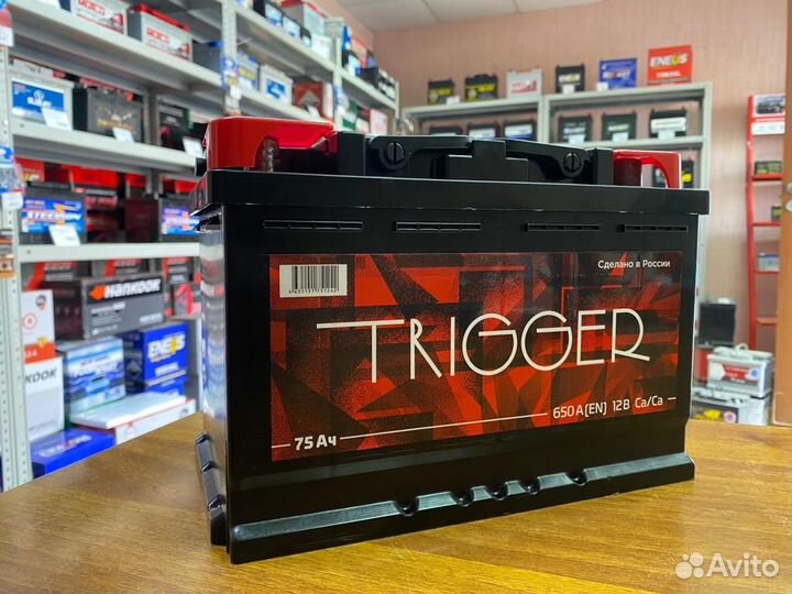 Аккмулятор 75 Ач Аком на Рено Опель Газель УАЗ